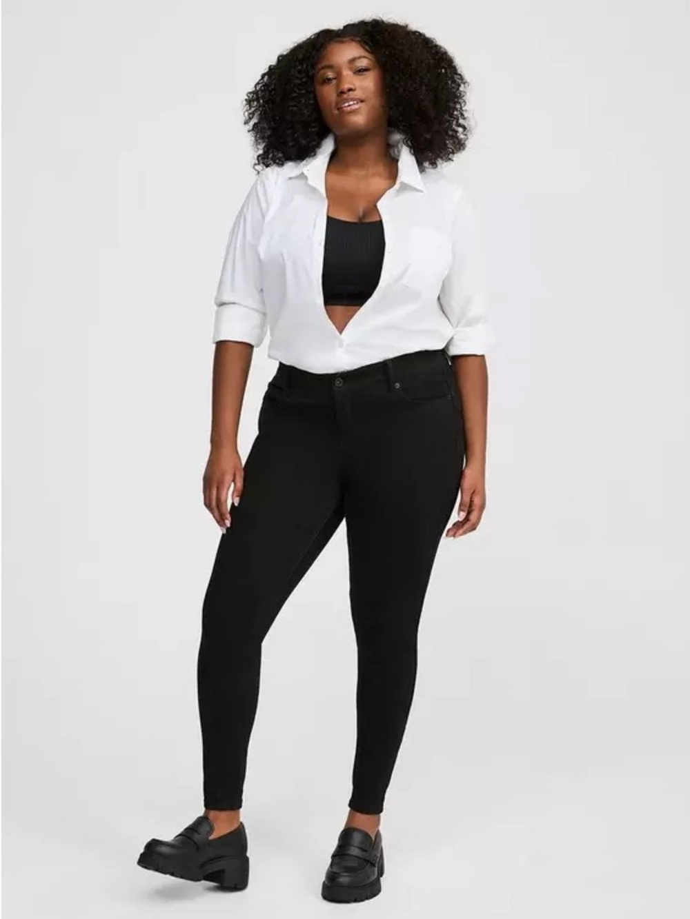 Bombshell High-Rise Skinny Jean Black